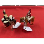 Toys: Boxed Ducal Bandsman on horseback plus one other. 3½ins. (2)