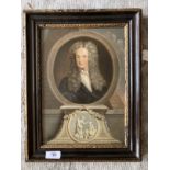 After Charles Robert Leslie (1794-1859): Sir Isaac Newton oil on panel, signed on reverse of panel