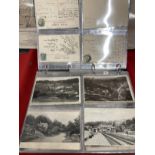 Postcards & Trade Cards: Local collection of over one hundred postcards and trade cards depicting