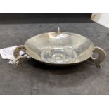 19th/20th cent. White metal three handled wine cup, tests as silver, possibly South American as