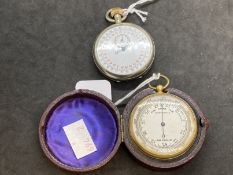 20th cent. Military issue stopwatch marked on reverse TP 1/10 with Crows foot ordnance mark. 19th