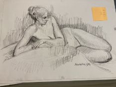 Alec Wiles (1924-2021): Sculptor, marine artist, and a landscape and portrait painter. He studied at