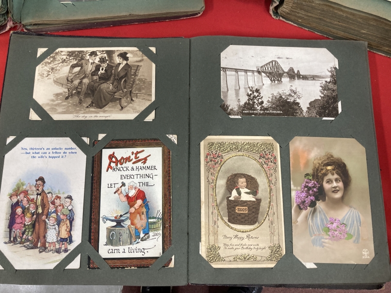 Postcards: Mainly Edwardian and pre-1920 including humour, song cards, WWI battlefield, actresses, - Bild 4 aus 4