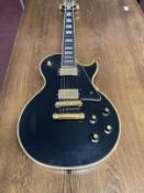 Musical Instruments: Gibson Les Paul custom electric guitar serial no. 82877580 circa October 1987