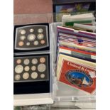 Numismatics: GB Presentation Packs, Royal Mint Proof sets, coins for the New Millennium 2000, 2005