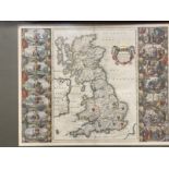 Maps: British Isles. Blaeu (Johannes), Britannia prout divisa suit temporibus Anglo-Saxonum