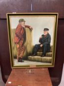 J. Nickson 1979: Oil on canvas, 'Remember When' signed lower left, framed. 24ins. x 20ins.