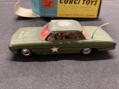 Toys: Diecast vehicles Corgi 358 Oldmobile Staff Car, 1964-68, red interior, White Star, 'HQ Staff',