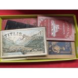 Ismay Archive: Maps: Switzerland, Titlio Panorama 1879, book map, Suez Canal map, map and notes