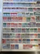 Stamps: Stock book containing more than 1900 GB and Commonwealth stamps including 230 Victorian,