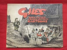 Books, Cartoons: Giles Daily and Sunday Express Cartoons Series 1 to Series 46 (No. 5 missing)