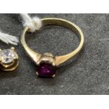 Hallmarked Jewellery: 9ct gold cross 1¾ins. x 1ins. Set with twelve cubic zirconia, hallmarked