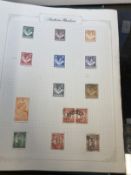 Stamps: The Triumph illustrated album, good schoolchild collection of mainly used World stamps. Plus