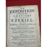 Books: An Exposition of the First Five Chapters of the Prophet Ezekiel, William Greenhill, 1649,