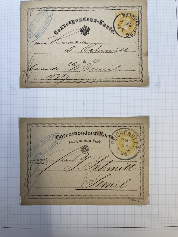 Stamps: Two loose leaf albums of 19th cent & early 20th cent. stamps & covers for German States, - Image 2 of 7