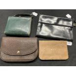 Ismay Collection: Early 20th cent. Fashion: Swaine & Adeney Ltd London brown leather clutch bag,