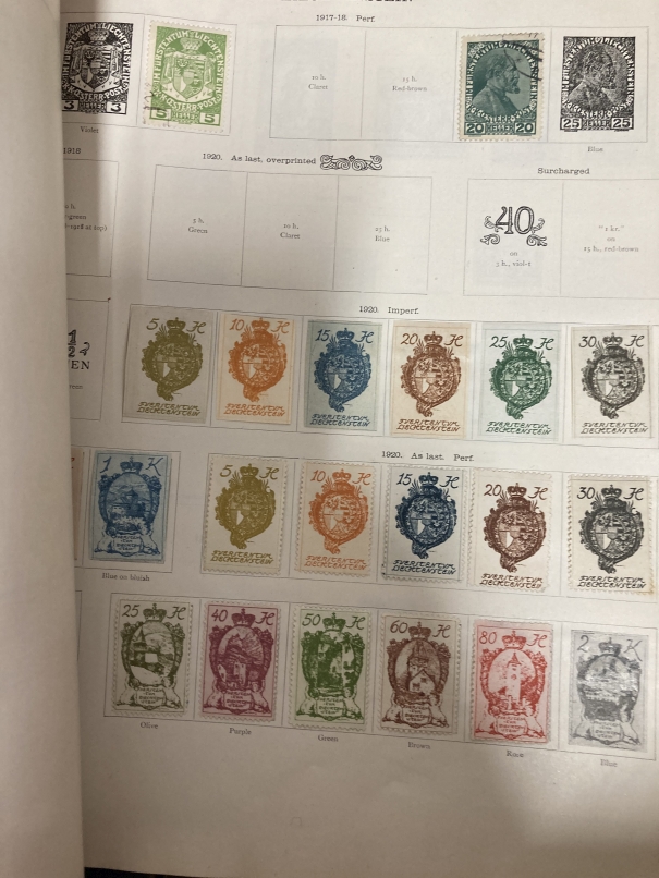 Stamps: Collection of six sparsely populated World albums of mainly used stamps. Plus a homemade - Image 3 of 5
