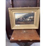 Continental School: c1870 oil on canvas, French copy of 'The Horsefair' in the style of Marie