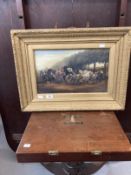 Continental School: c1870 oil on canvas, French copy of 'The Horsefair' in the style of Marie