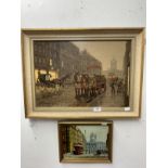 A.C. Shuttleworth 1973: Acrylic on board Castle St. Liverpool, signed lower left, framed. 20ins. x