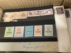 Stamps: Two loose leaf albums of 19th cent & early 20th cent. stamps & covers for German States,