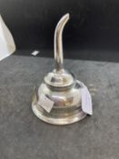 Hallmarked Georgian Silver: Wine funnel hallmarked London. Weight 3.9oz.