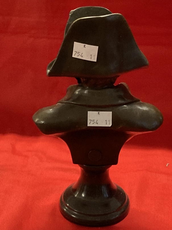 After A. Canova bronze bust of Napoleon signed A. Canova and stamped bronze Garanti Paris J.B. - Image 2 of 3