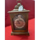 Clocks: 20th cent. Mahogany bracket clock with Rotherham of Coventry movement. A/F. 9¾ins. high.