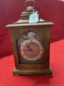 Clocks: 20th cent. Mahogany bracket clock with Rotherham of Coventry movement. A/F. 9¾ins. high.