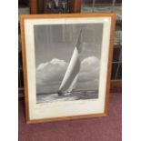Photographs: Photographs of the Kurrewa V 1964 in the American Cup 1964, both signed by seven of the