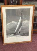 Photographs: Photographs of the Kurrewa V 1964 in the American Cup 1964, both signed by seven of the