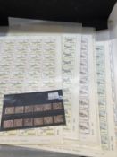 Stamps: 19th cent. GB line engraved. Twelve SG49 ½d rose, various plate numbers, all used, lightly