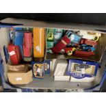 Toys: Diecast vehicles, a large selection of playworn Corgi, Dinky, Budgie, Crescent and Matchbox