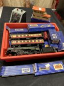 Toys: Railway Hornby Dublo unboxed Duchess of Montrose loco and tender with a selection of track and