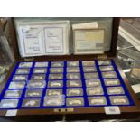 Hallmarked Silver/Automobilia: The Lord Montagu collection of Great Cars, silver ingots comprising