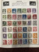 Stamps: Schoolchild collection of two albums, The Victory album mainly used World stamps pre-1939,
