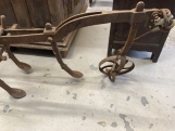 Agricultural Antiques: Mid 19th cent. Horse drawn cast iron cultivator plough with directional - Image 3 of 3