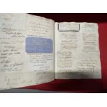 Music, The Arts, Theology & Nobles: Victorian album of mostly autographed scraps and letters