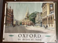 Transportation/Railwayania Posters: Alan Carr Linford (b1926) original poster Oxford See Britain