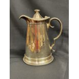 WHITE STAR LINE: Superb First-Class Elkington oversize water jug and cover with date letter for