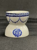 WHITE STAR LINE: Unusual Stonier and Company Oceanic Steam Navigation Company Bradford egg cup.