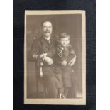 R.M.S. TITANIC: George W. Bowyer Archive. Photograph, unpublished family portrait three-quarter