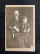 R.M.S. TITANIC: George W. Bowyer Archive. Photograph, unpublished family portrait three-quarter