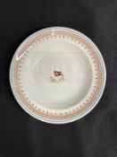 WHITE STAR LINE: First-Class Losol ware Stonier and Company soup bowl. 9½ins.