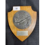 CUNARD: Port of Funchal Medallion presented to the Queen Elizabeth 2 from the Port Authority of