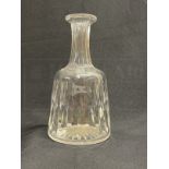 WHITE STAR LINE: Rare White Star Line First-Class crystal decanter. 9ins.