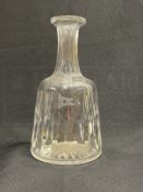 WHITE STAR LINE: Rare White Star Line First-Class crystal decanter. 9ins.