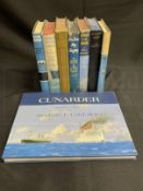 OCEAN LINER: Books to include mostly Cunard and related, some interesting volumes, see online
