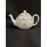 WHITE STAR LINE: Rare Oceanic Steam Navigation Company Rose pattern Stonier and Company teapot.