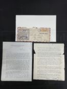 R.M.S. TITANIC: Previously unseen letter dated 5th May 1938 on United Artists Studio Corporation,